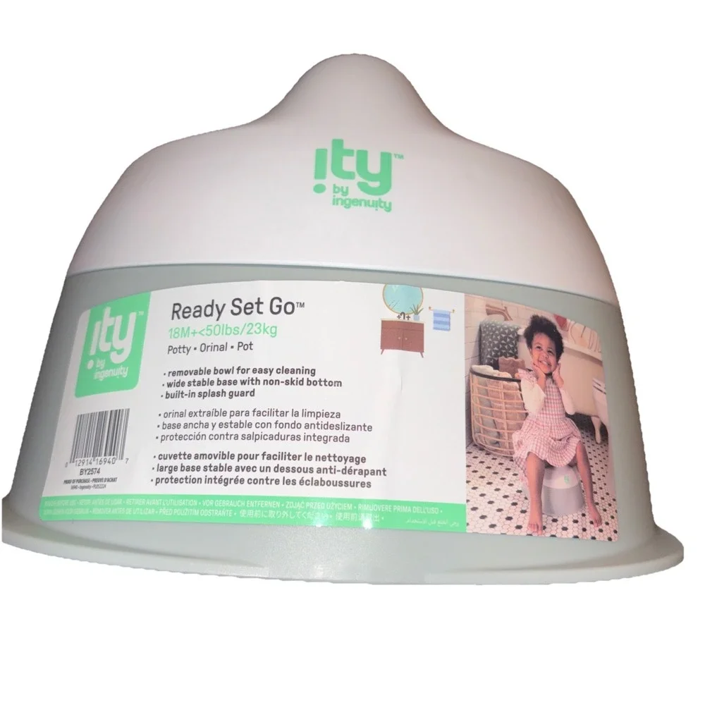 Ingenuity Ready Set Go Potty Training Toilet, 1 Pack,
